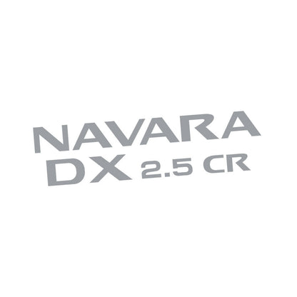 DX 2.5 CR DOOR DECAL : NISSAN NAVARA (D21/D22)