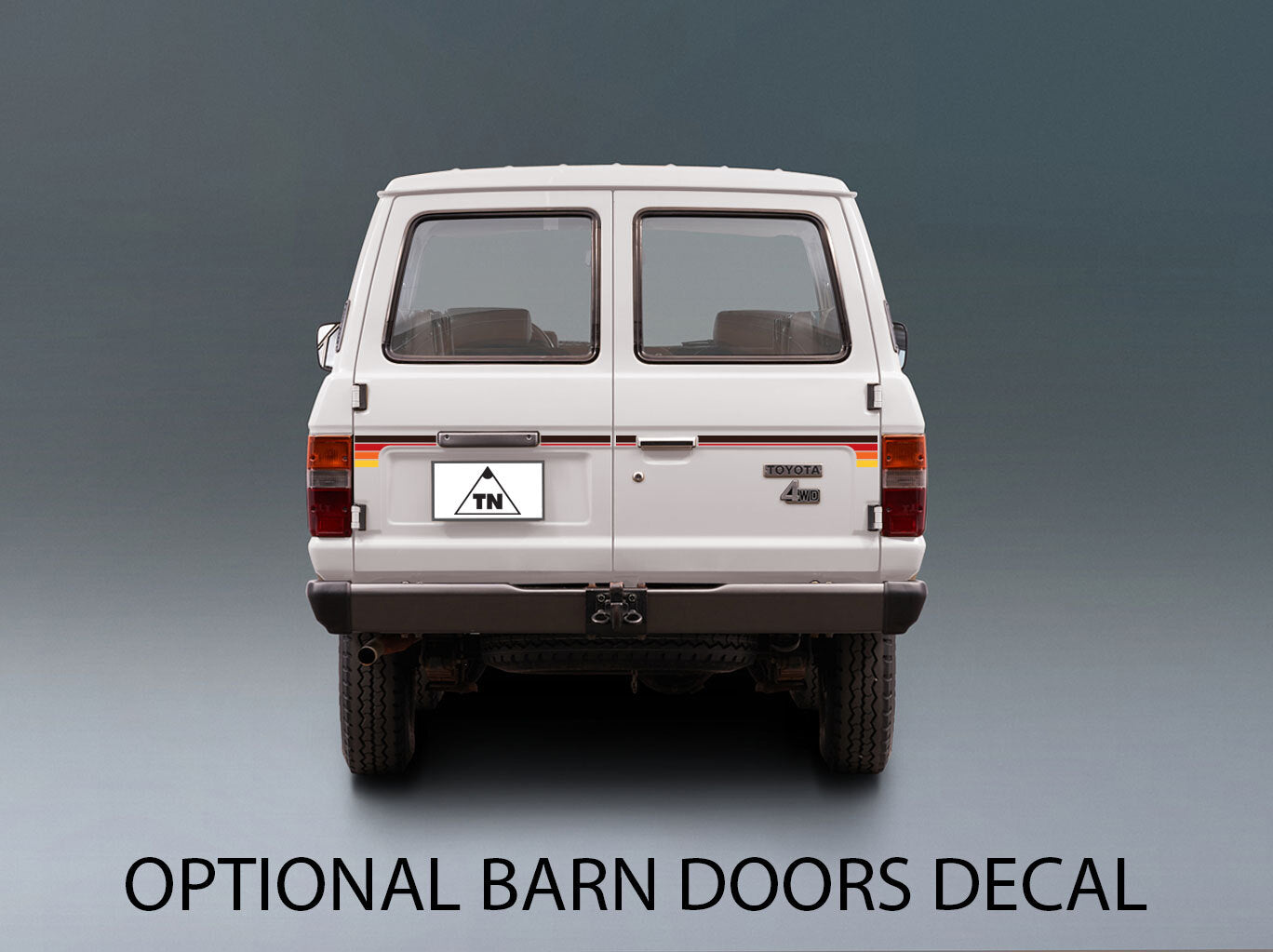BROOME BODY DECAL  KIT : J60-SERIES TOYOTA LAND CRUISER