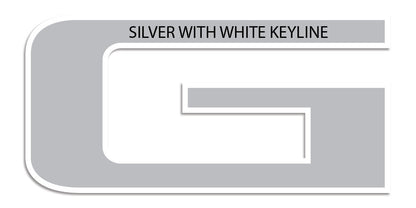 TAILGATE DECAL : FORD RANGER PX1/PX2 WILDTRAK XLT (SILVER/WHITE)