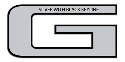TAILGATE DECAL : FORD RANGER PX1/PX2 WILDTRAK XLT (SILVER/BLACK)