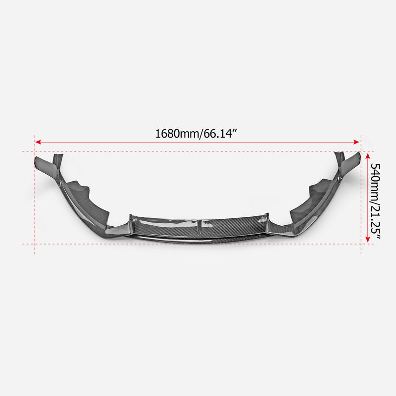 CARBON FIBRE FRONT LIP : TOYOTA GR86 (ZN8)