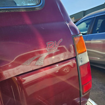 RV-TRACKS TAILGATE DECAL : 80-SERIES TOYOTA LAND CRUISER