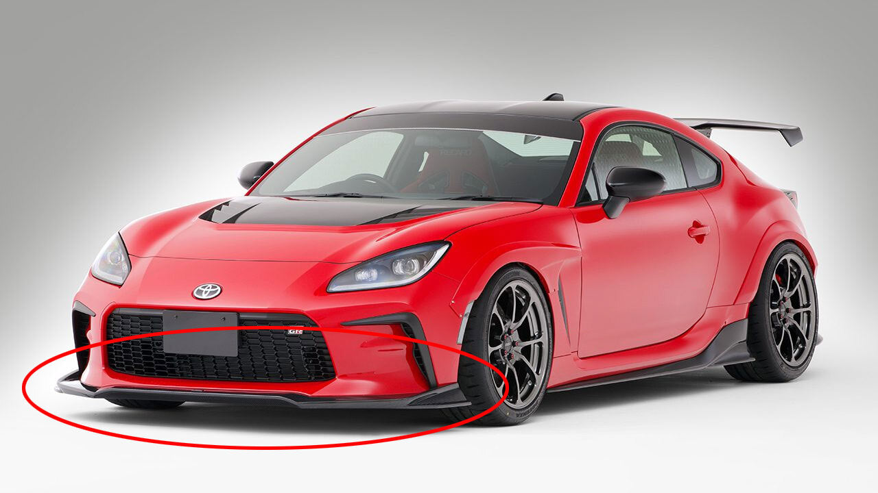 V-STYLE FRONT LIP : TOYOTA GR86 (ZN8)