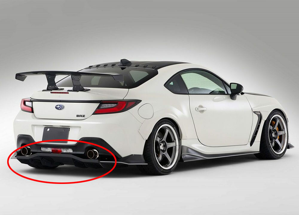 V-STYLE REAR DIFFUSER SET : TOYOTA GR86 / SUBARU BRZ (2022+)