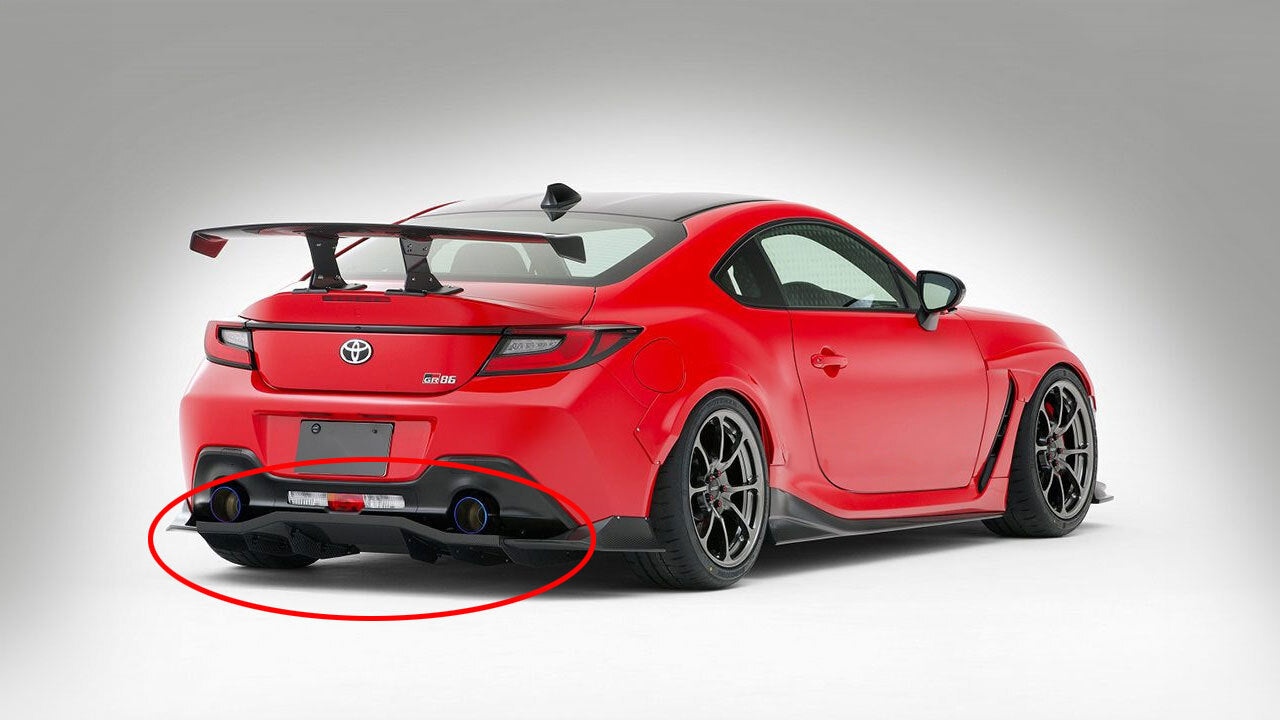 V-STYLE REAR DIFFUSER SET : TOYOTA GR86 / SUBARU BRZ (2022+)