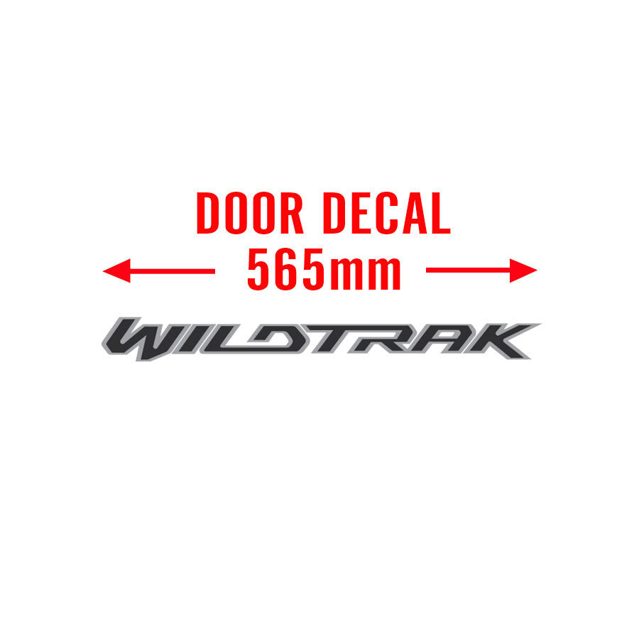 WILDTRAK DOOR DECAL : PX3 FORD RANGER (LIGHT VERSION)