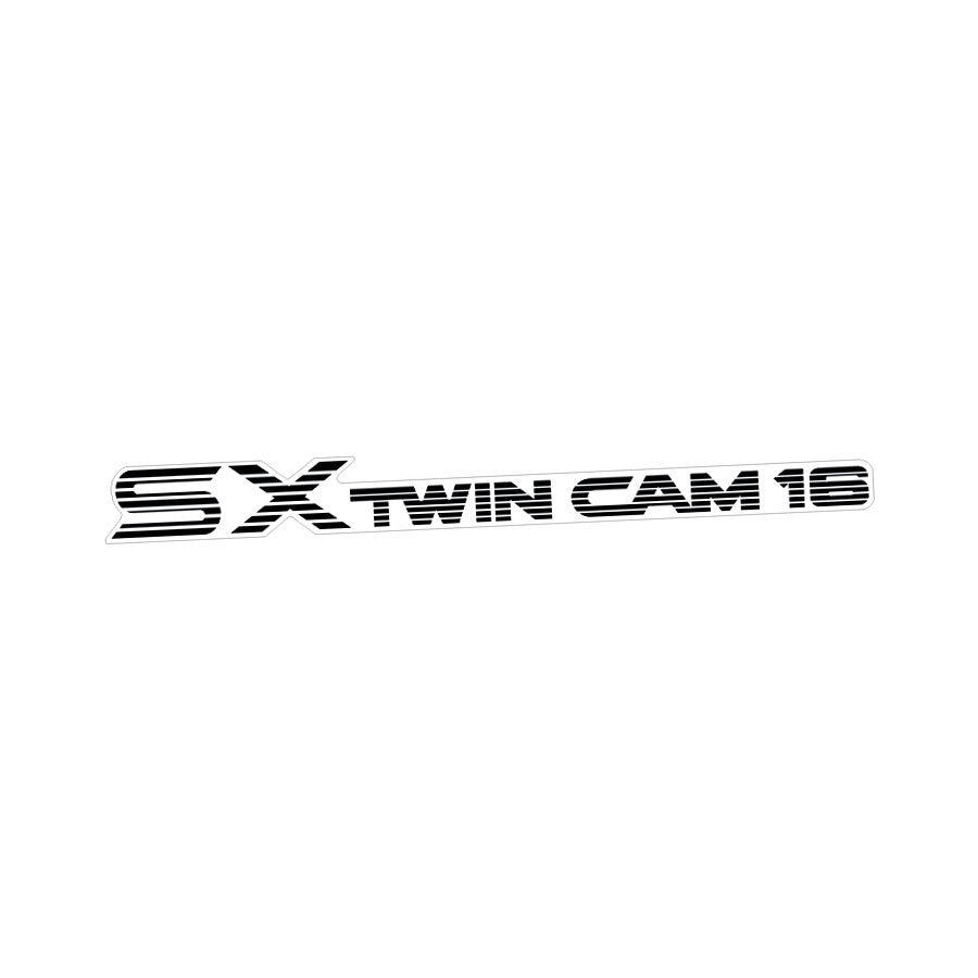 SX TWIN CAM REAR SPOILER DECAL : TOYOTA COROLLA SECA (AE93)