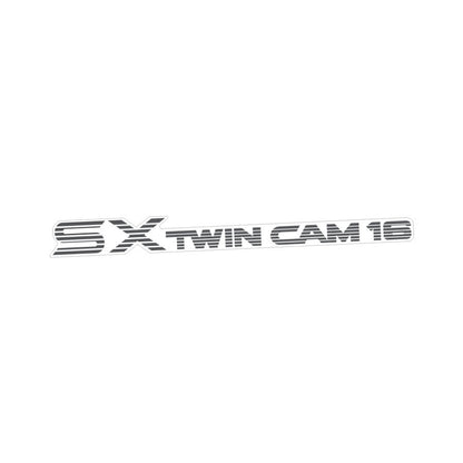SX TWIN CAM REAR SPOILER DECAL : TOYOTA COROLLA SECA (AE93)