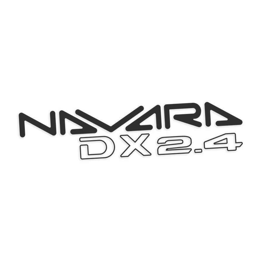 NAVARA DX 2.4 DOOR & TAILGATE DECAL : NISSAN NAVARA D21-SERIES (1986–1997)