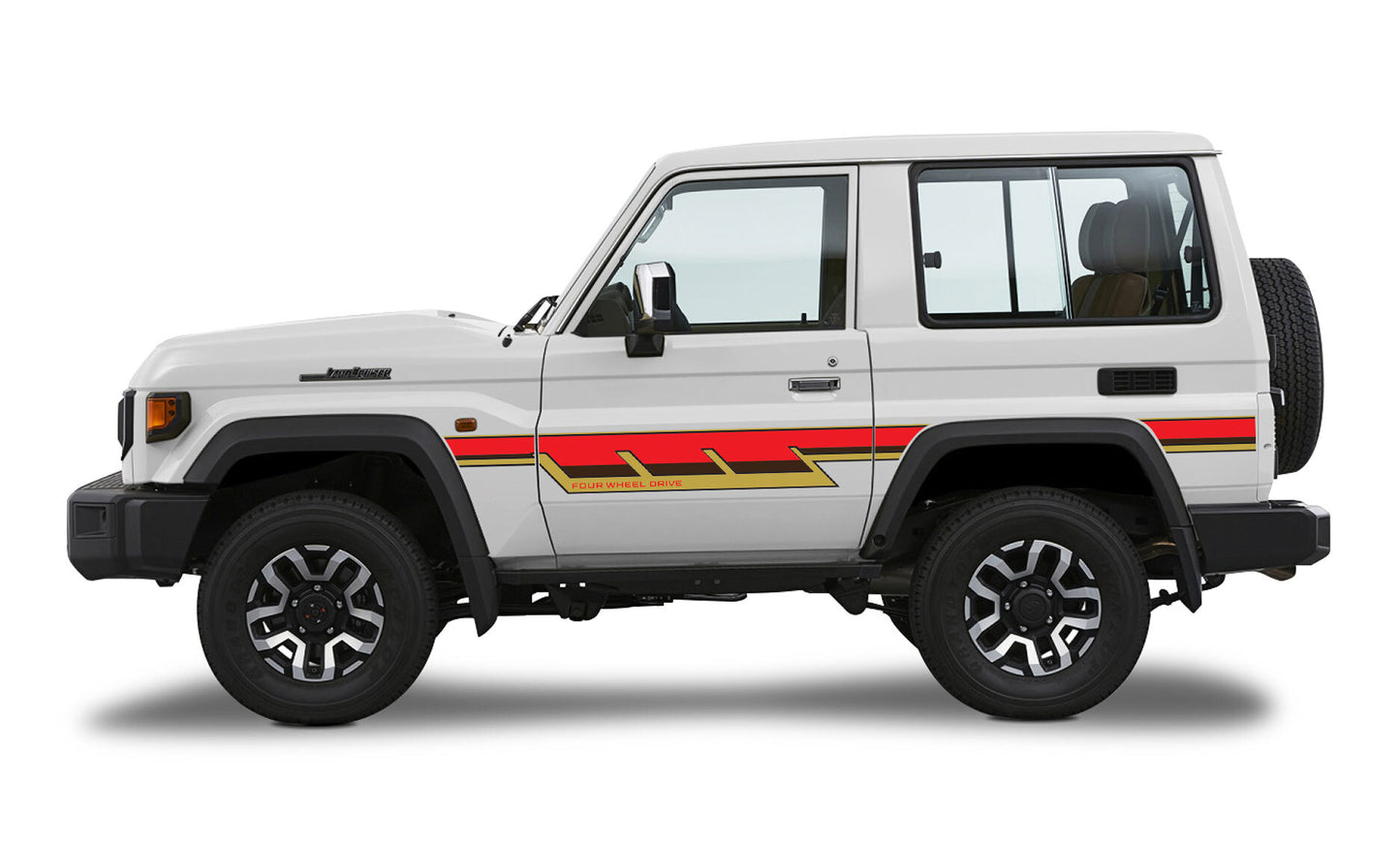 CALIFORNIA BODY DECAL  KIT : TOYOTA LANDCRUISER LC71 (2023+)