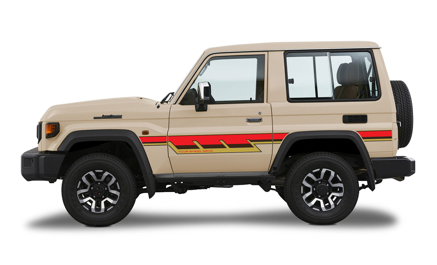 CALIFORNIA BODY DECAL  KIT : TOYOTA LANDCRUISER LC71 (2023+)
