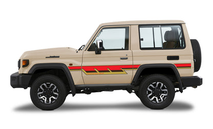 CALIFORNIA BODY DECAL  KIT : TOYOTA LANDCRUISER LC71 (2023+)