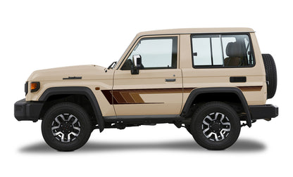 BROOME BODY DECAL  KIT : TOYOTA LANDCRUISER LC71 (2023+)