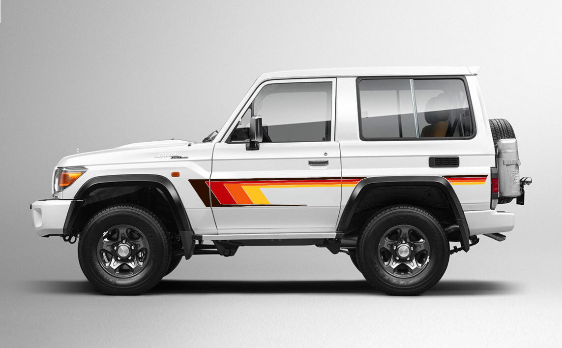 BROOME BODY DECAL  KIT : TOYOTA LANDCRUISER LC71 (2023+)