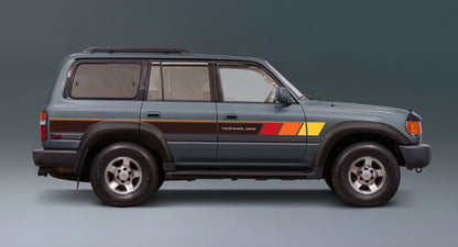 COBAR BODY DECAL KIT : 1994-1997 80-SERIES TOYOTA LAND CRUISER