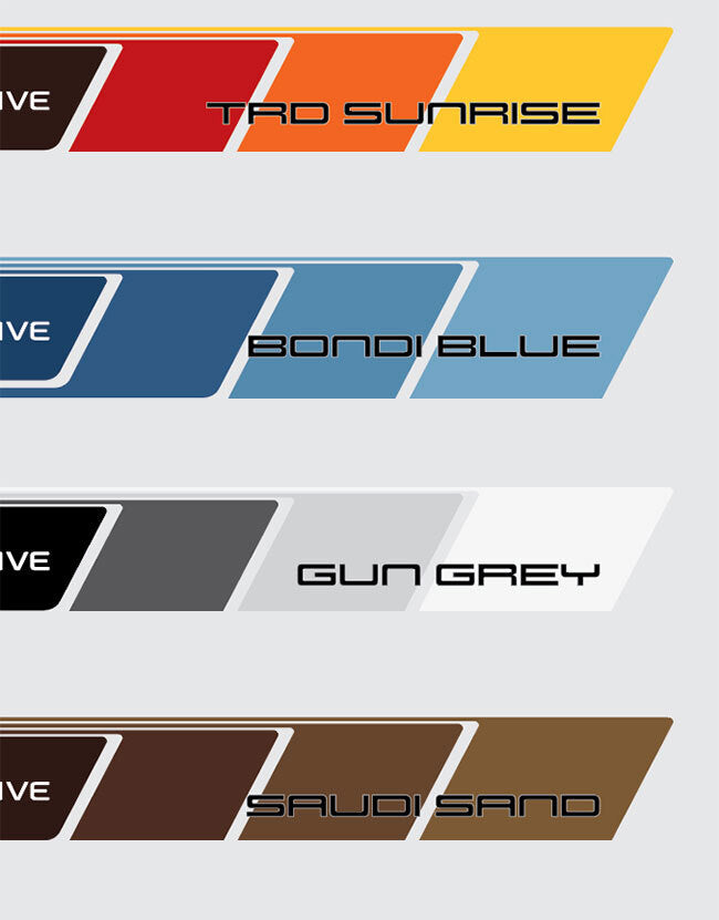 COBAR BODY DECAL KIT : 1994-1997 80-SERIES TOYOTA LAND CRUISER