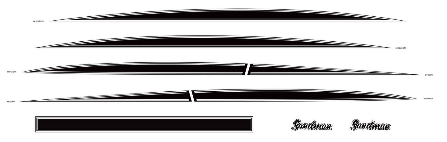 SANDMAN BODY DECAL KIT : HOLDEN HQ/HJ