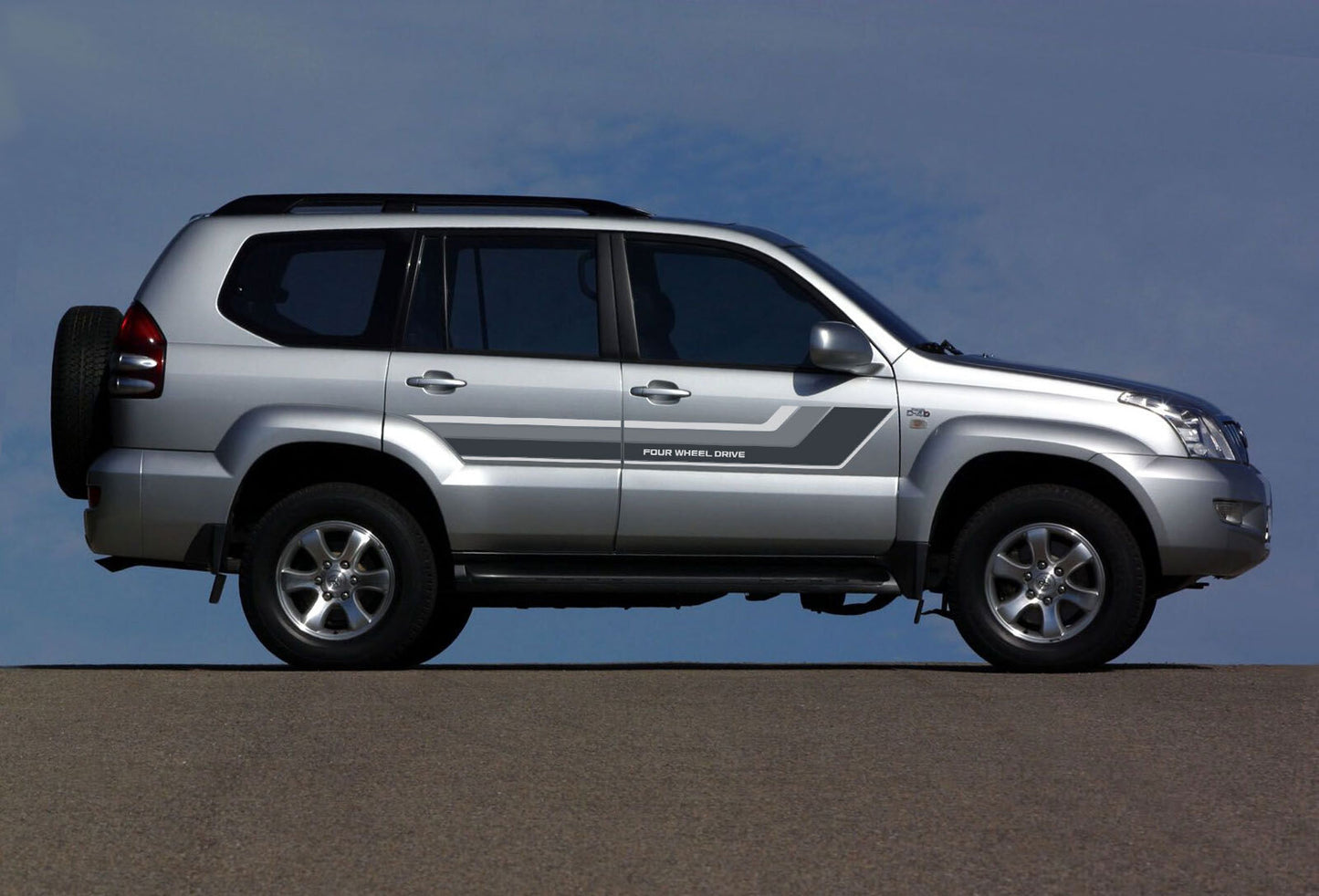 RENMARK BODY DECAL KIT : 120-SERIES TOYOTA LAND CRUISER PRADO