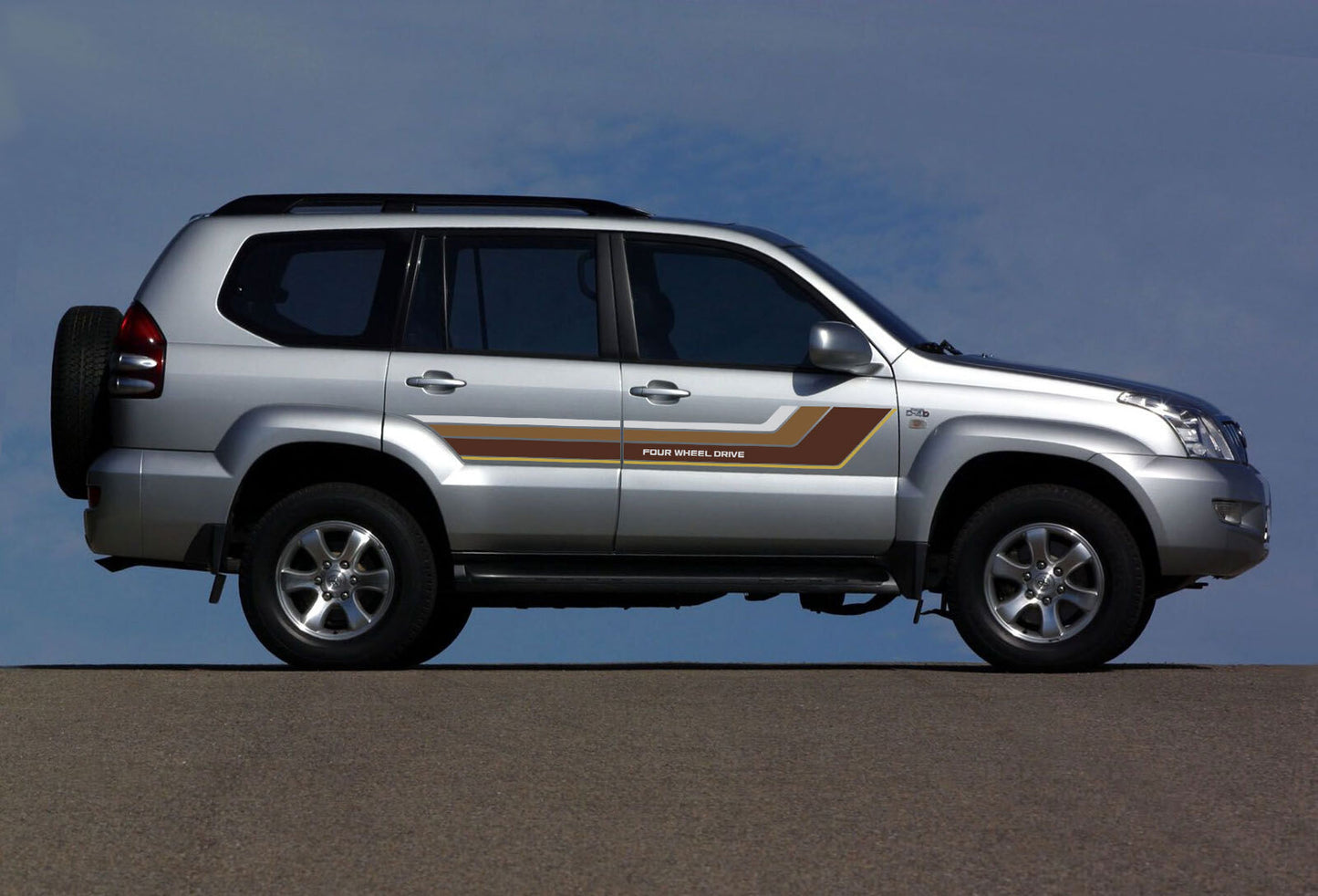 RENMARK BODY DECAL KIT : 120-SERIES TOYOTA LAND CRUISER PRADO
