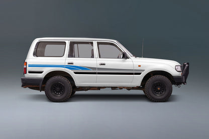 SADDLEWORTH BODY DECAL  KIT : 1990-1994 J80 TOYOTA LAND CRUISER (WAGON)