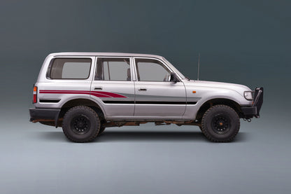SADDLEWORTH BODY DECAL  KIT : 1990-1994 J80 TOYOTA LAND CRUISER (WAGON)