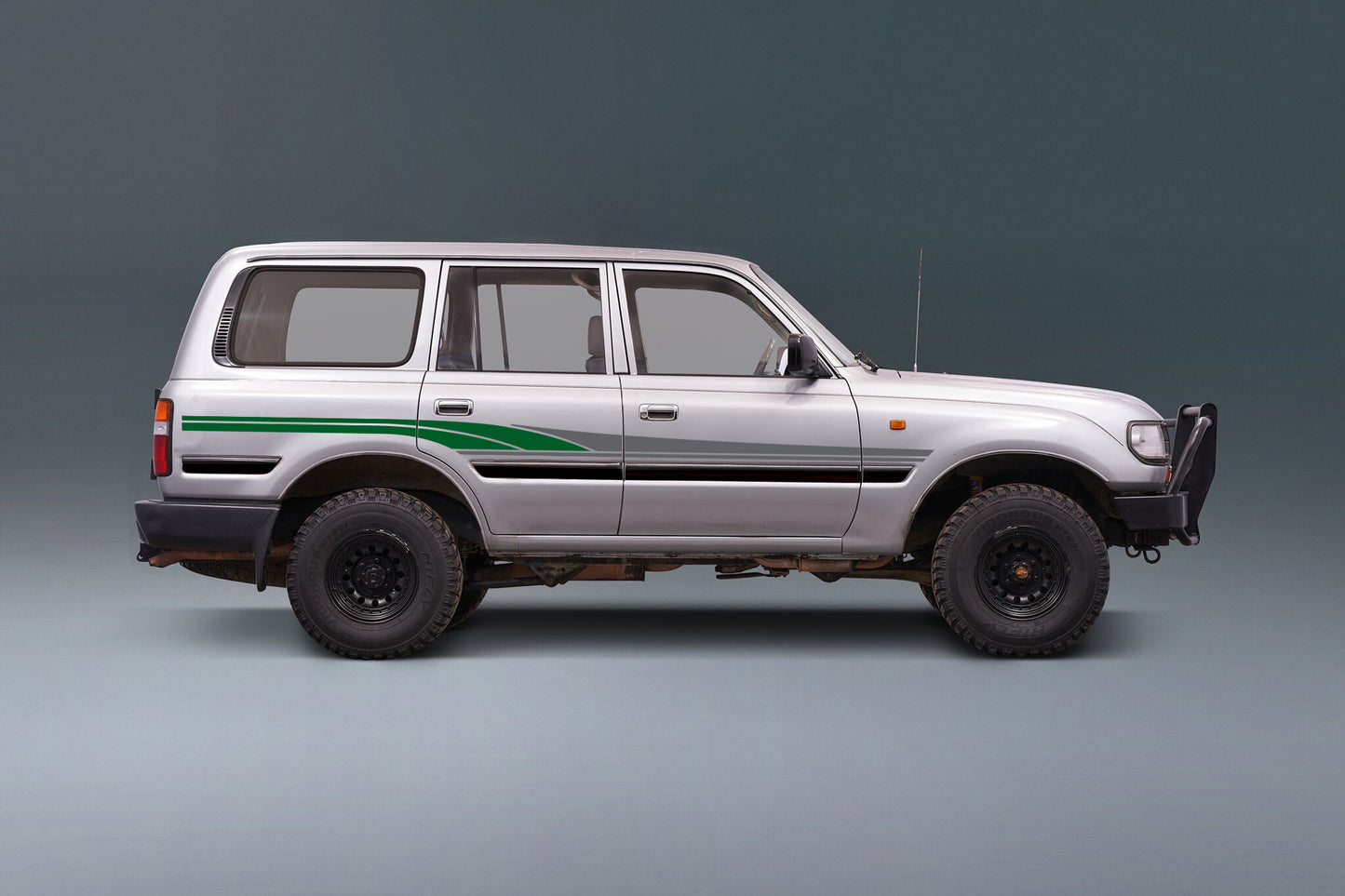 SADDLEWORTH BODY DECAL  KIT : 1990-1994 J80 TOYOTA LAND CRUISER (WAGON)