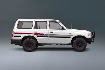 SADDLEWORTH BODY DECAL  KIT : 1990-1994 J80 TOYOTA LAND CRUISER (WAGON)