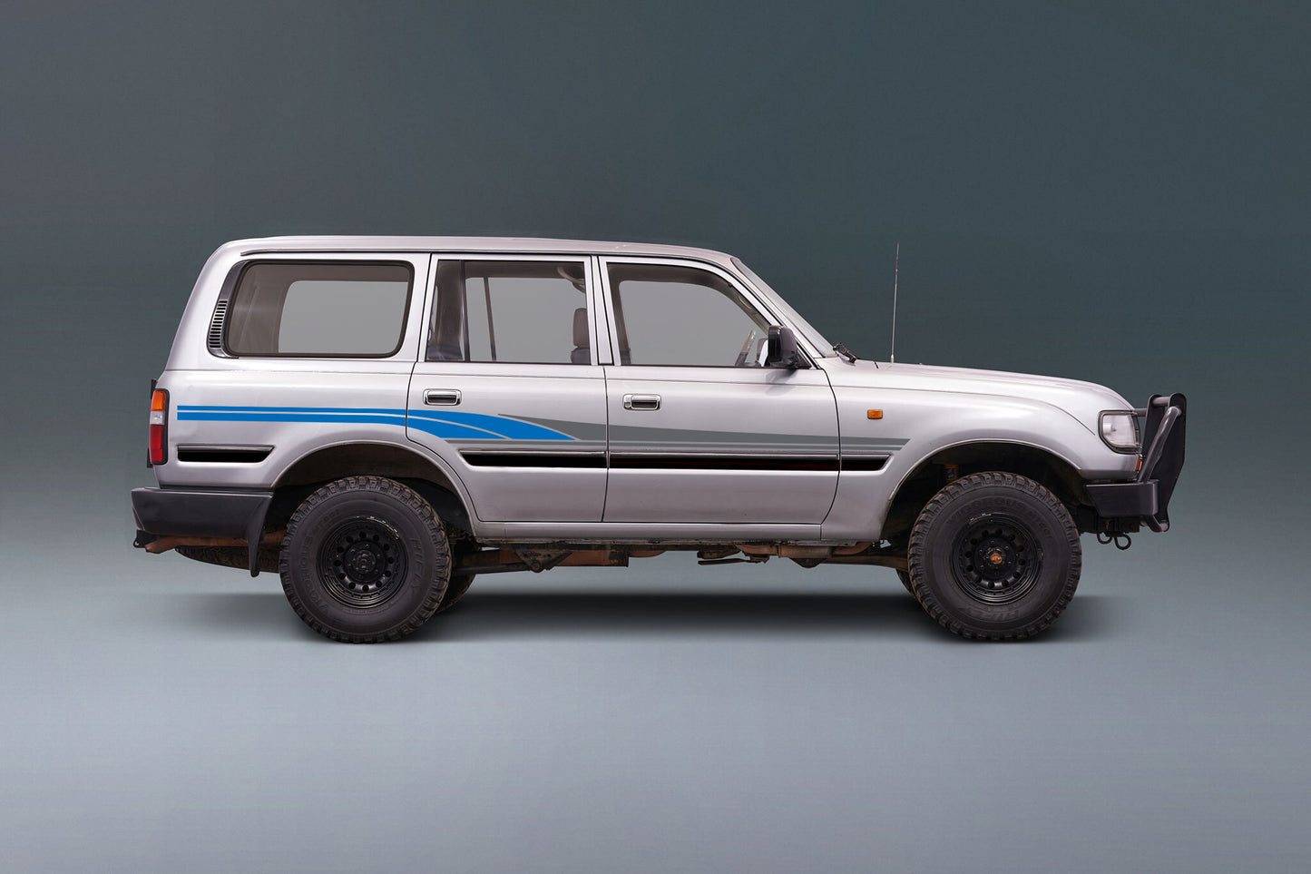 SADDLEWORTH BODY DECAL  KIT : 1990-1994 J80 TOYOTA LAND CRUISER (WAGON)
