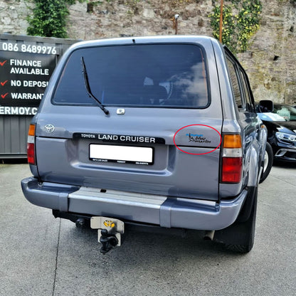 BLUE MARLIN TAILGATE DECAL : 80-SERIES LAND CRUISER