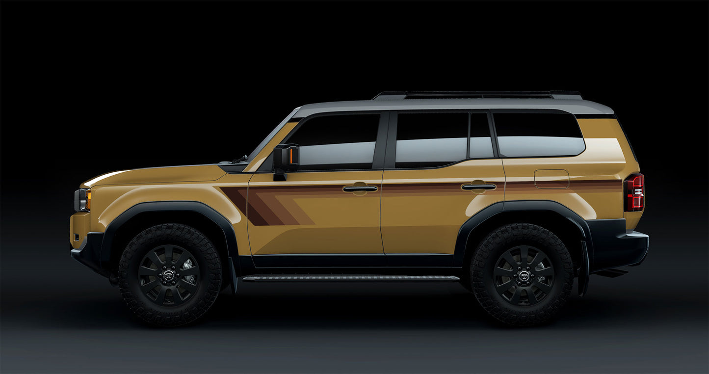 FRANKSTON BODY STRIPE KIT : 250-SERIES TOYOTA LAND CRUISER PRADO (2024+)