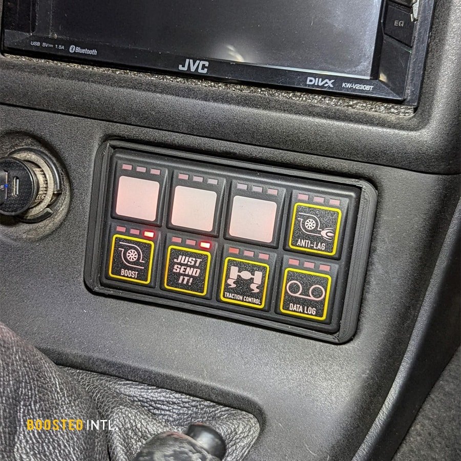R33 GTST/GTS/GTR ASHTRAY MOUNT – HALTECH/MOTEC 2×4 KEYPAD